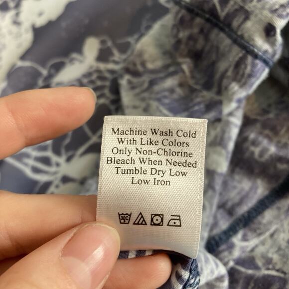 Coldwater Creek Womens Purple Floral Print Open Front Cardigan Size 2X Lagenlook - Picture 7 of 11